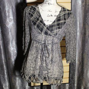 SO Women's Sheer Top - Size Large